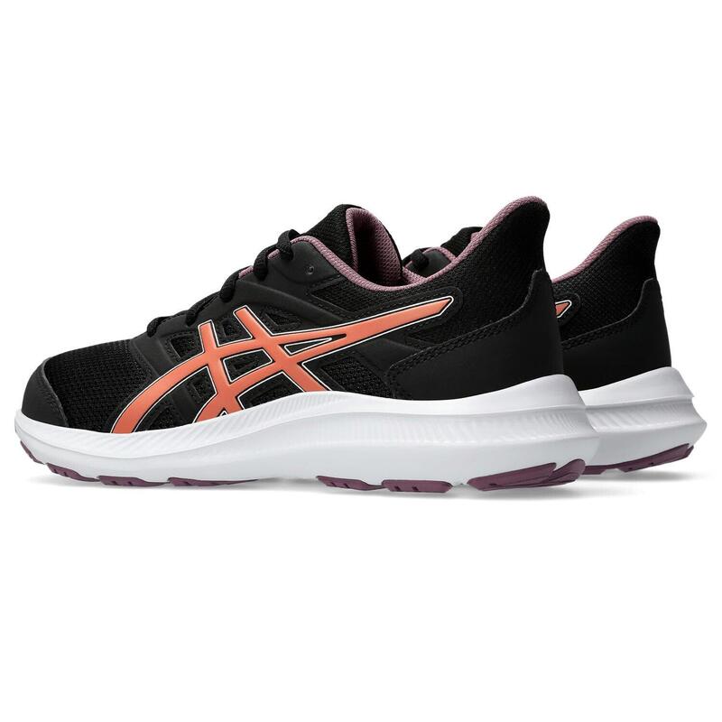 Chaussures De Running Enfants, Unisexe - ASICS Jolt 4 GS - Black/DesertRed