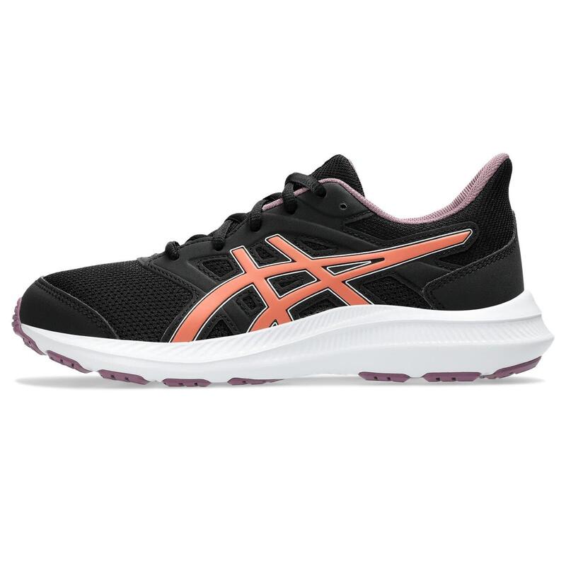 Chaussures De Running Enfants, Unisexe - ASICS Jolt 4 GS - Black/DesertRed