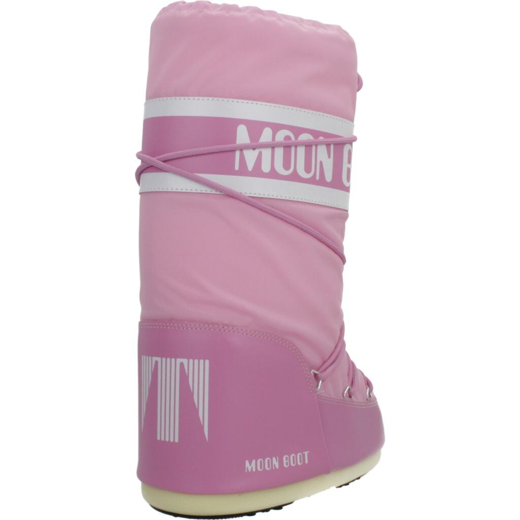 Stiefel Moon Boot Modell Icon Nylon Farbe Rosa 3/5