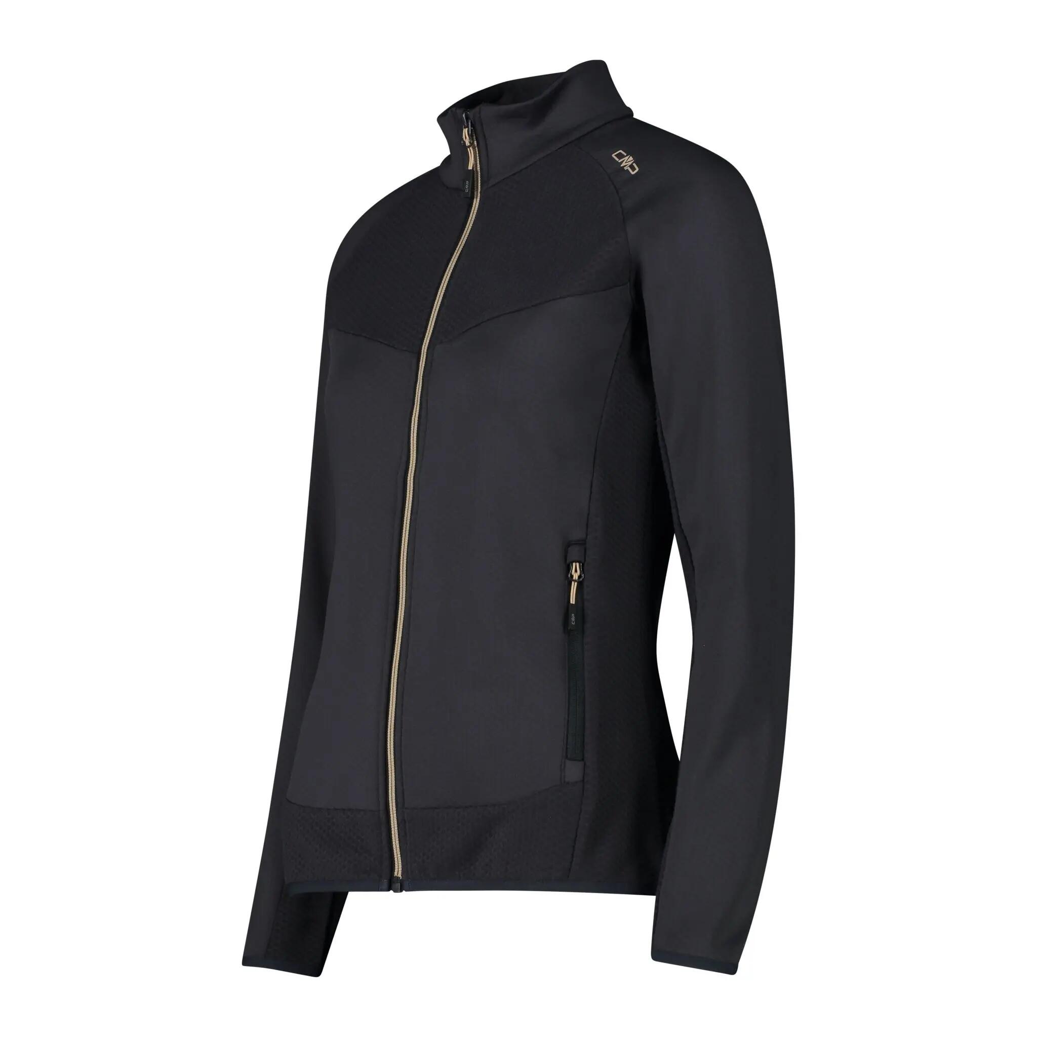 Pile montagna donna Mountain Zip Jacket - nero 2/3