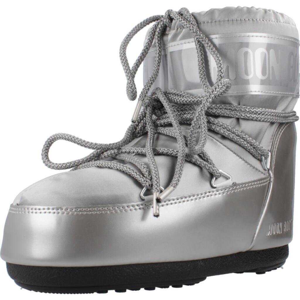 MOON BOOT Botas Moon Boot Modelo Mb Icon Low Glanc Cor Cinza