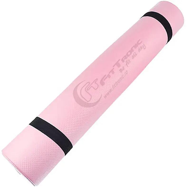 Saltea yoga FitTronic® SY5P, dimensiuni 183 x 61 cm, roz 2/2