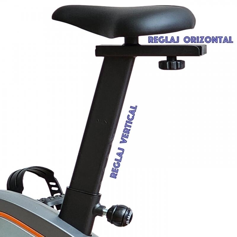 Bicicleta ergometrica FitTronic® Cross 513 BP, display mare, electromagnetica