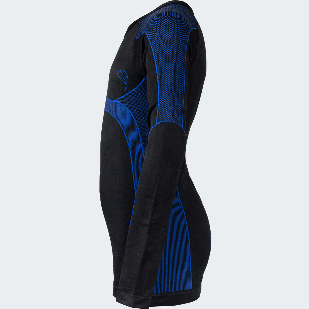 Jungen Mädchen Ski Funktionsshirt Langarm Unterhemd nahtlos wärmend atmungsaktiv 5/8
