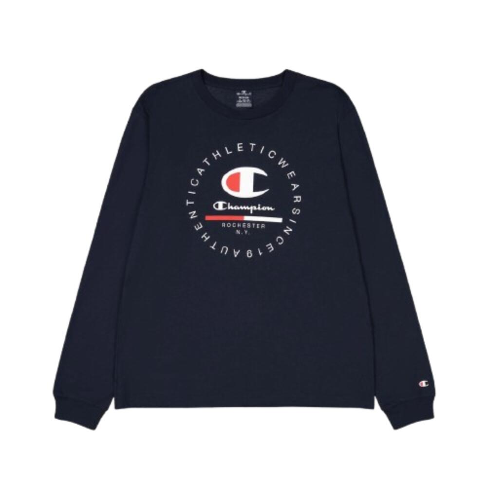 Camiseta manga larga Hombre CHAMPION 220250. BS501 Azul marino. 3/3