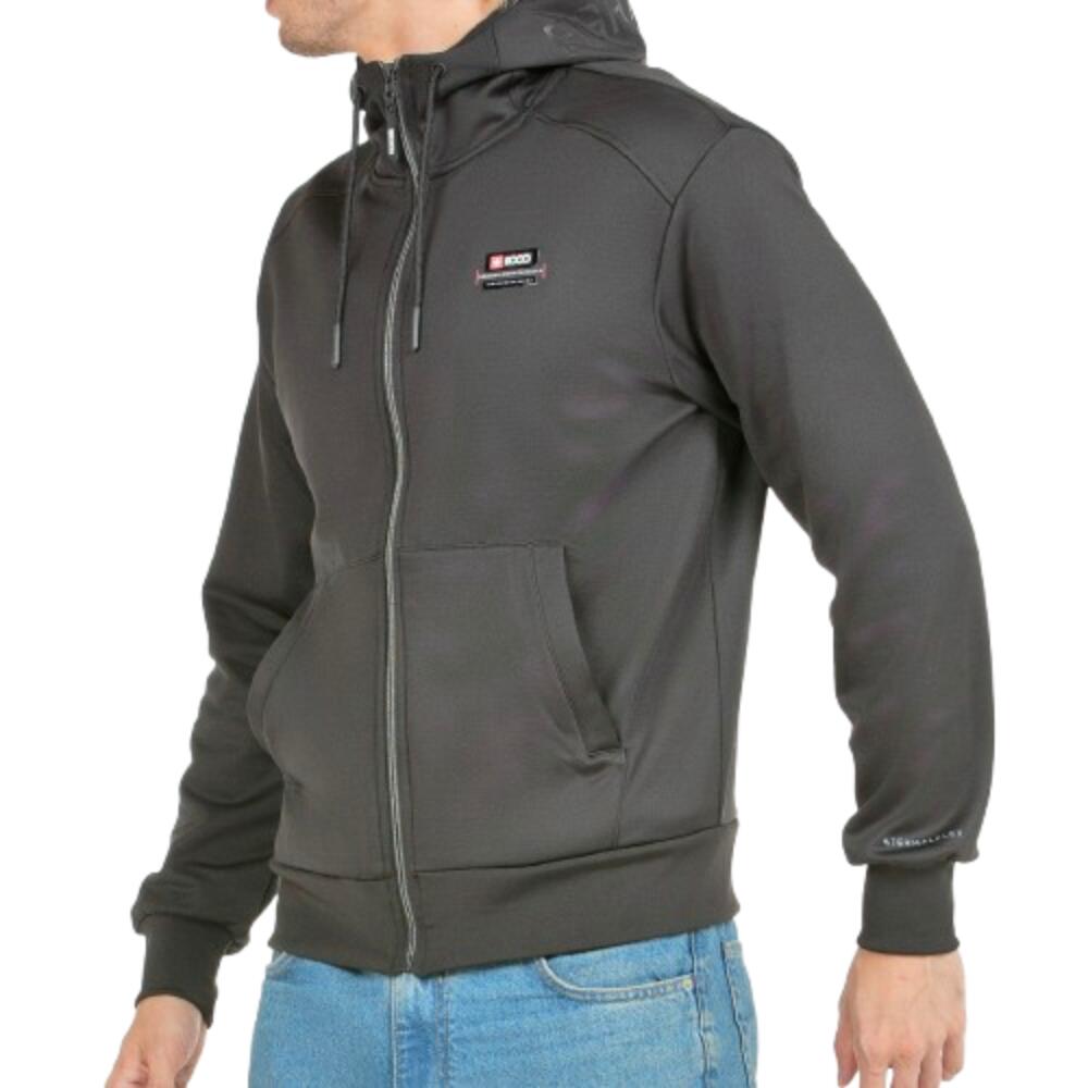 Sudadera de Hombre Cremallera +8000 AUSTRALIA. Negro 2/4