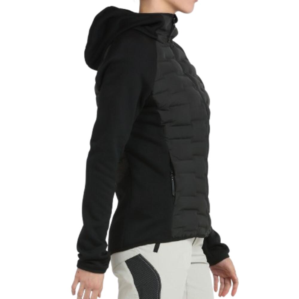 Anoraque híbrido para mulher +8000 DOMBEYA. Preto 3/4