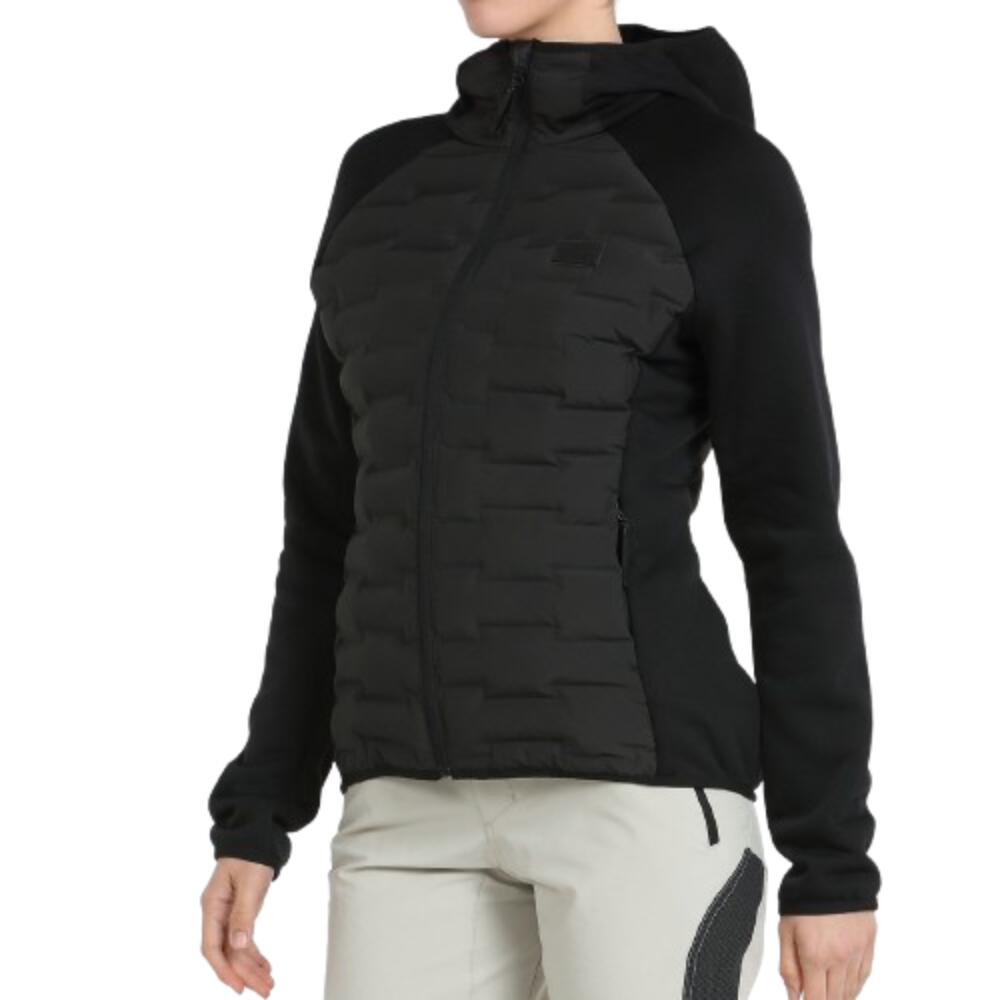 Anoraque híbrido para mulher +8000 DOMBEYA. Preto 2/4