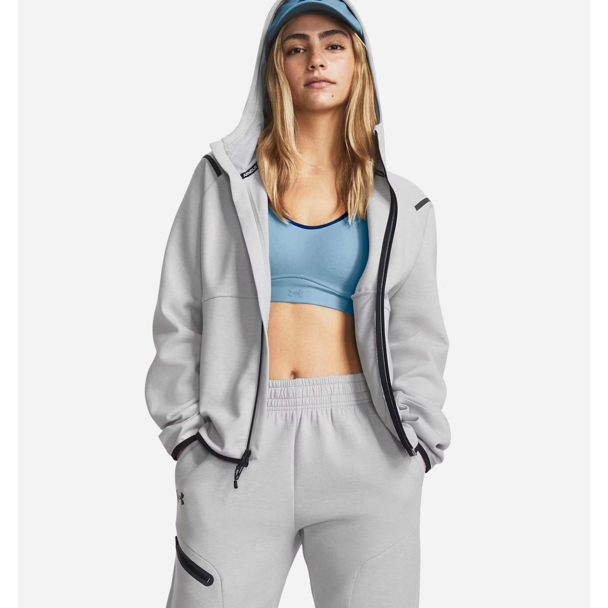 Sweat-Shirt Under Armour Unstoppable Flc Fz Femme 3/5