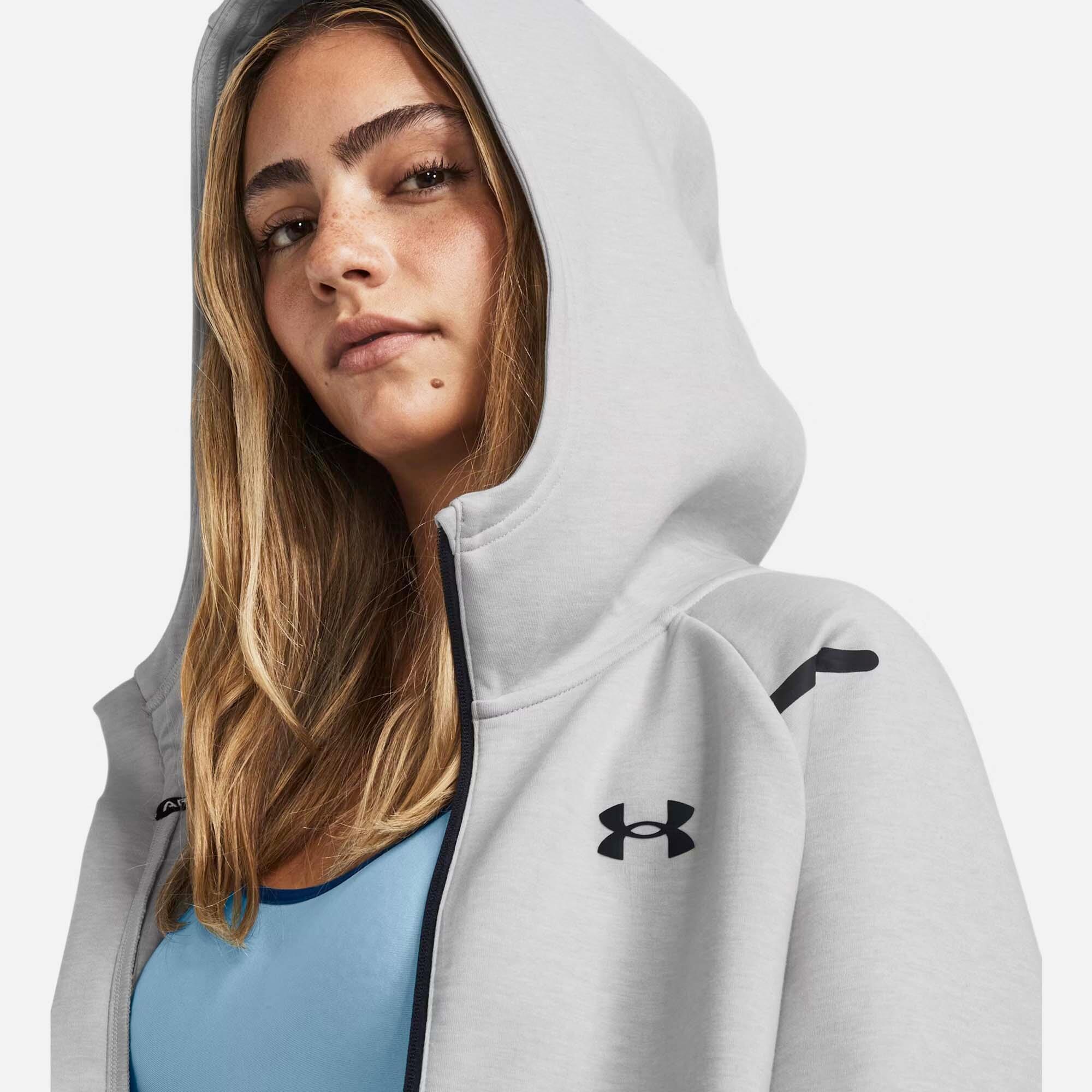 Sweat-Shirt Under Armour Unstoppable Flc Fz Femme 5/5
