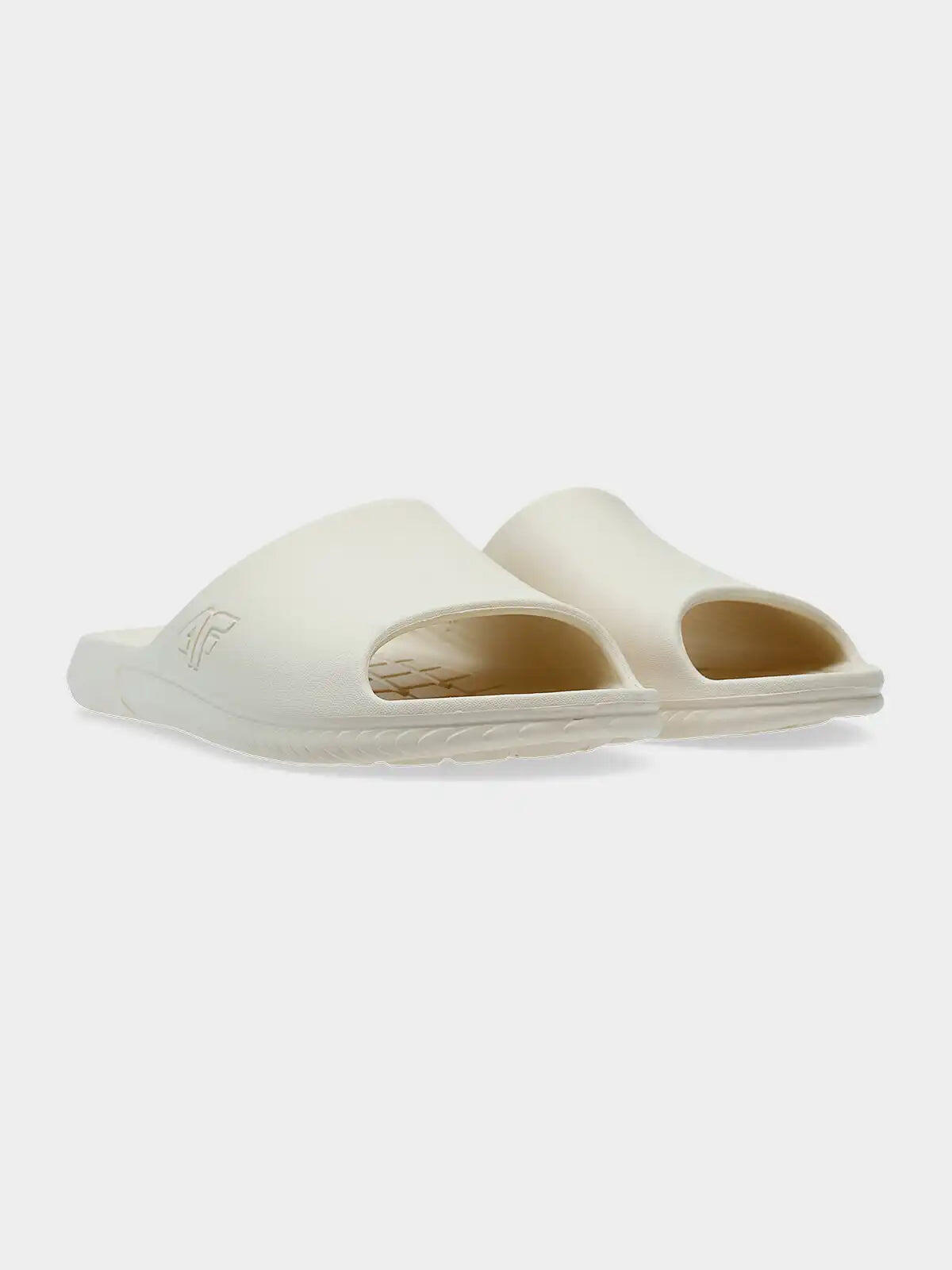 Chinelo de piscina bege para mulher