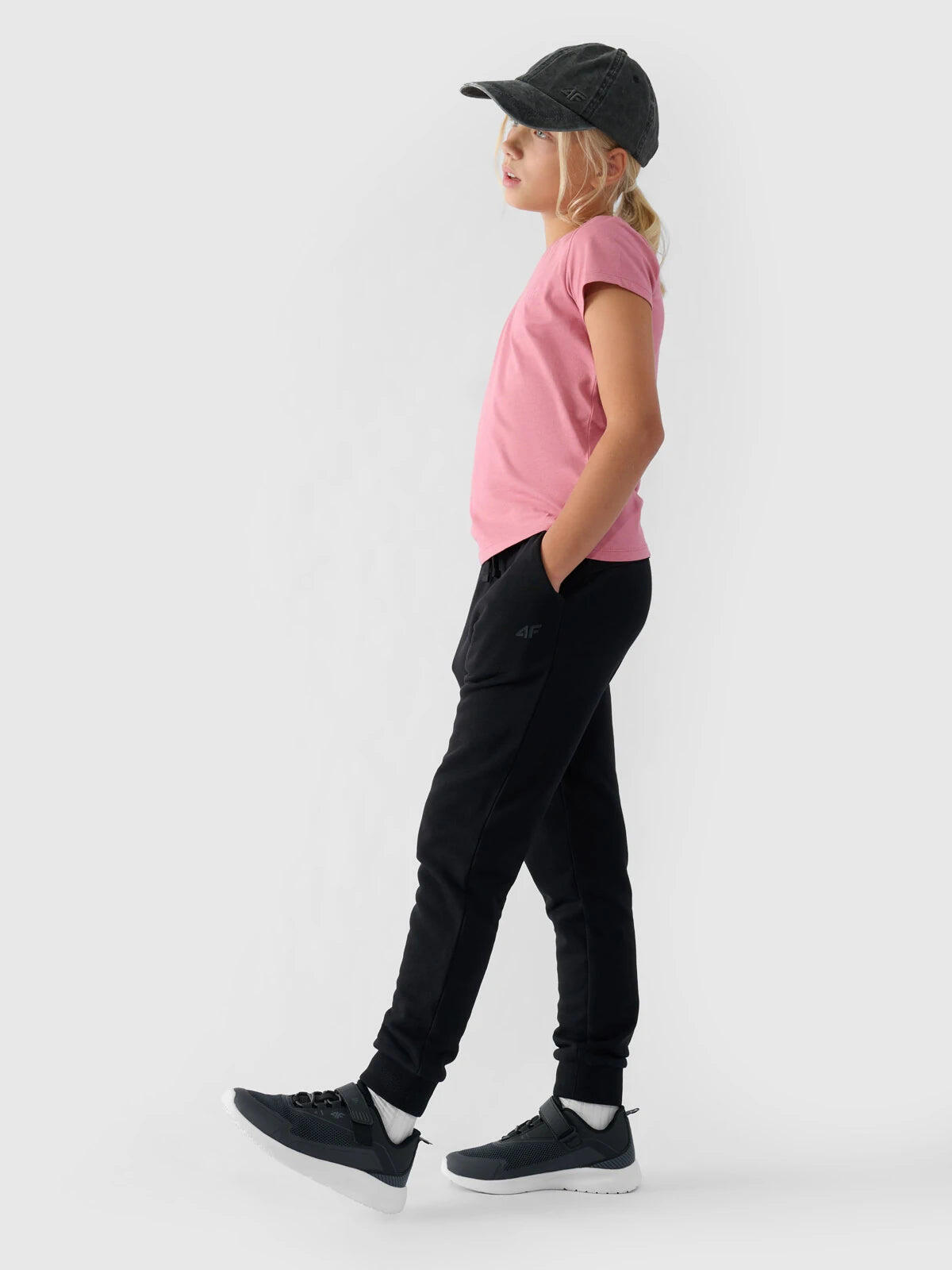Pantalon De Jogging Fille Noir 1/6