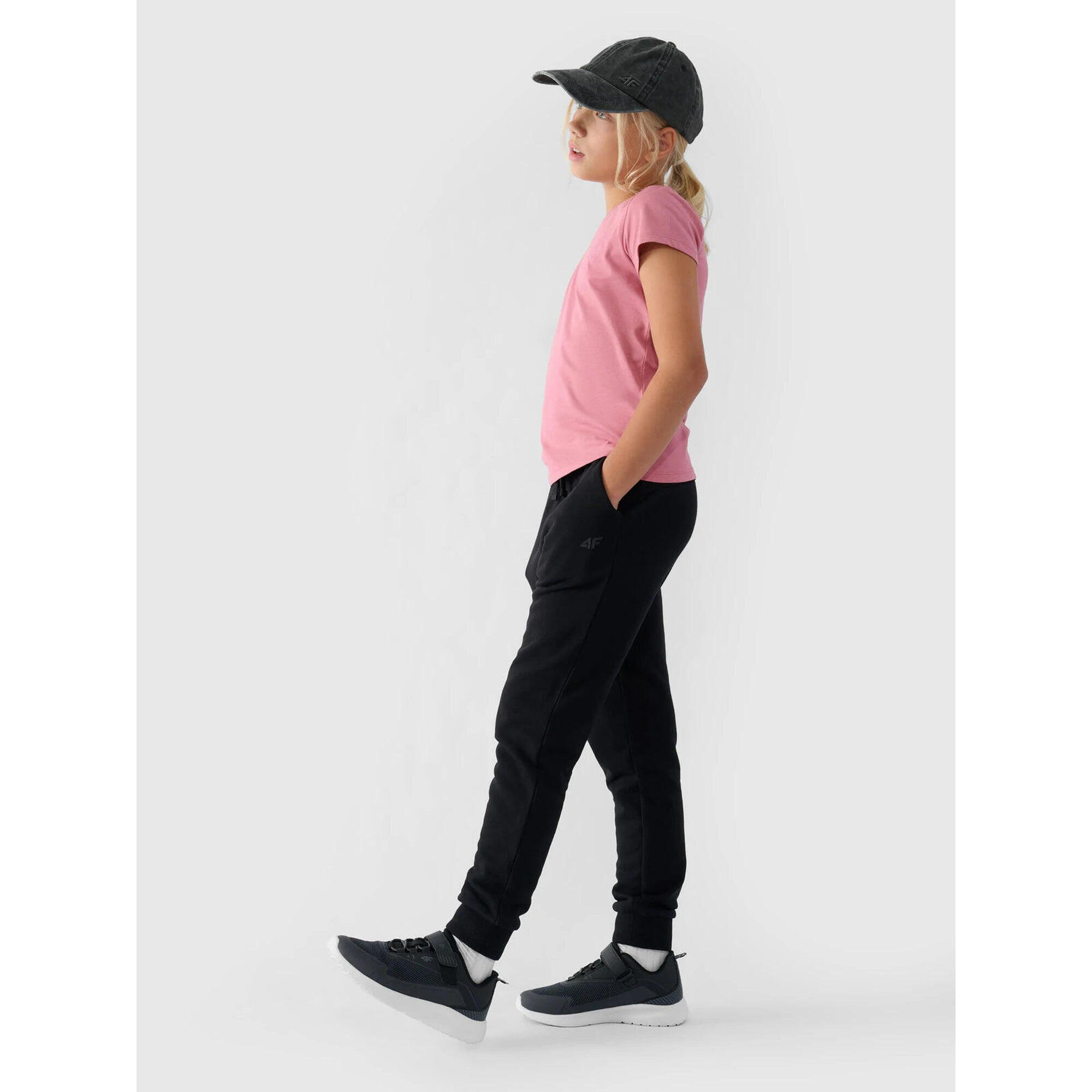 4f - Pantalon De Jogging Fille Noir - Pantalons - Noir - 122 Cm - Decathlon