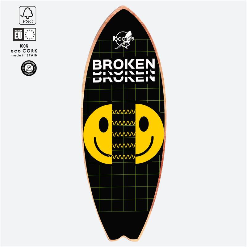 Planche d'équilibre de surf iboards modèle Smile 80cm x 29,5cm