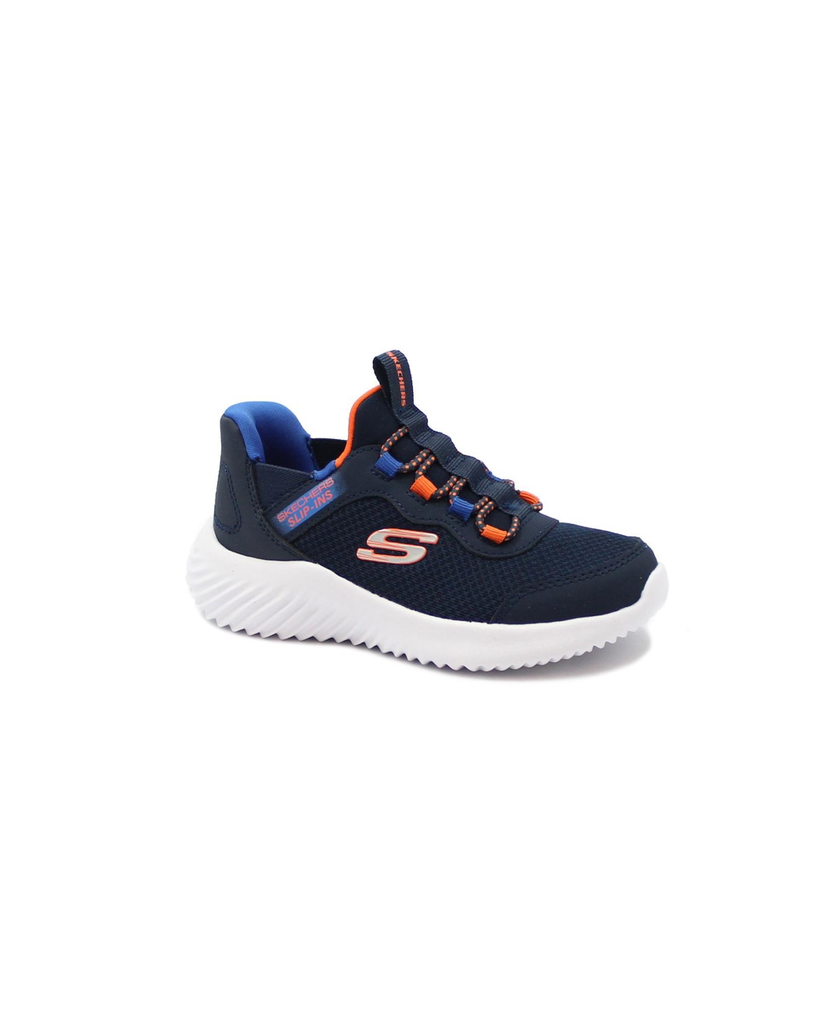 SKECHERS Bounder - Brisk-burst Boys Sports Low Top Slip On Trainers