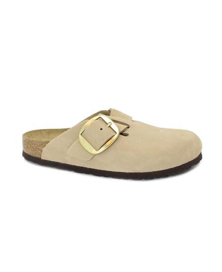 Ciabatta Donna BOSTON BIG BUCKLE Beige