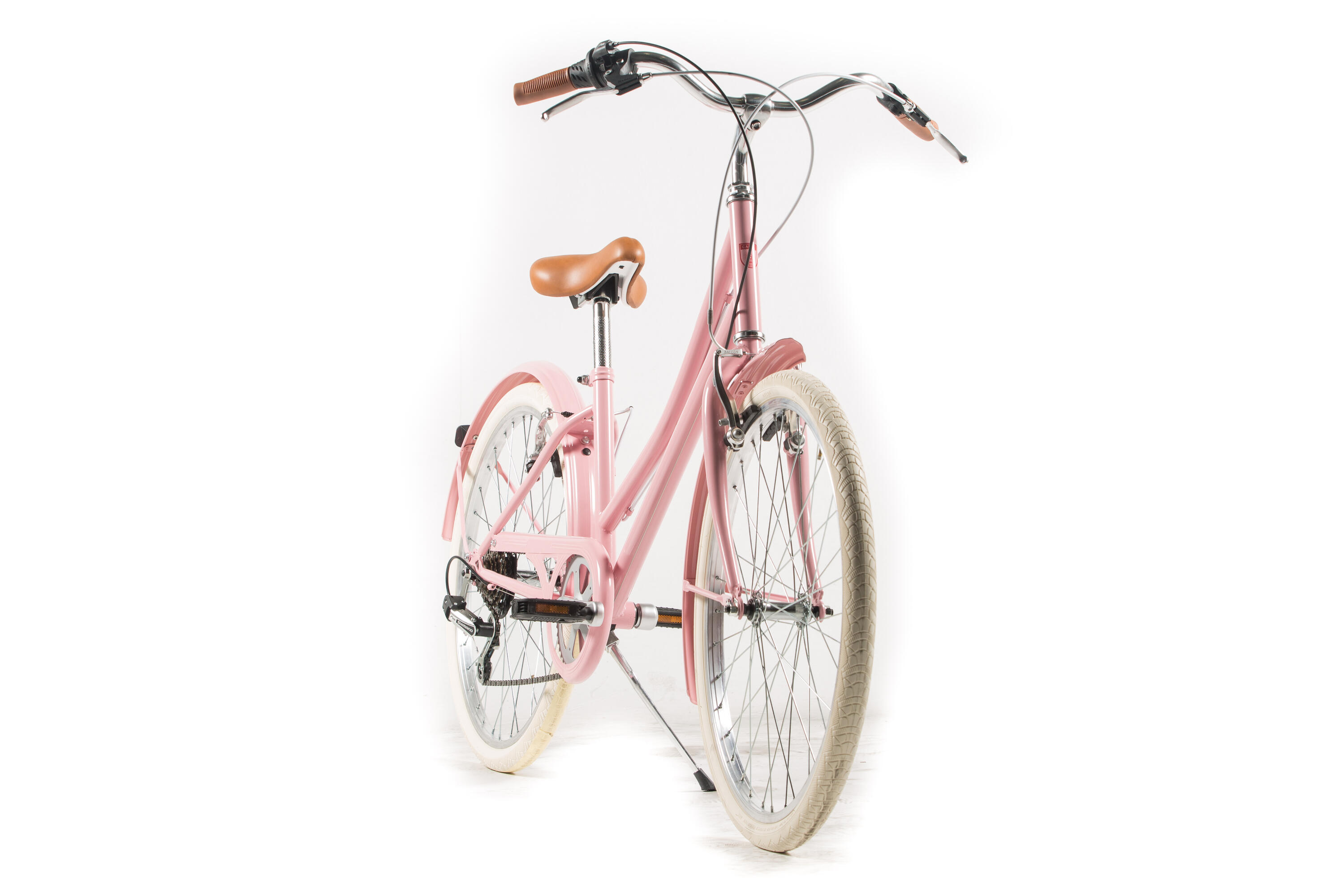 Bicicleta Retro da cidade Capri Carolina 24" Pink 6V 2/8