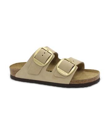 Sandalias Bio Mujer Birkenstock Arizona Big Buckle Beige