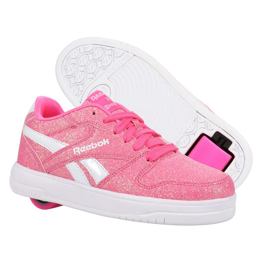 HEELYS Heelys X Reebok BB4500 Low Atomic Pink/White Kids Heely Shoe