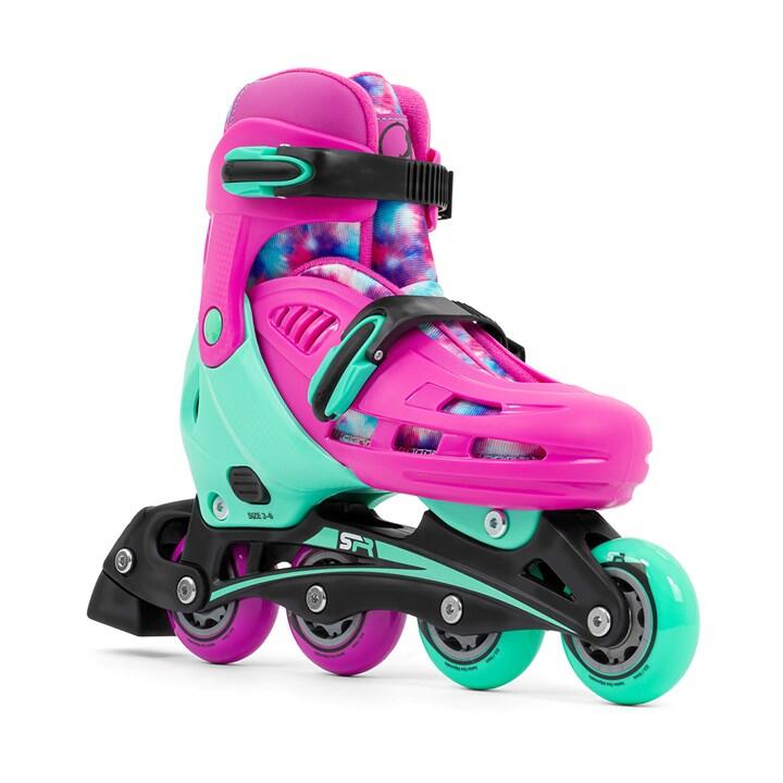 SFR Cyclone II Adjustable Recreational Inline Skates - Tie-Dye