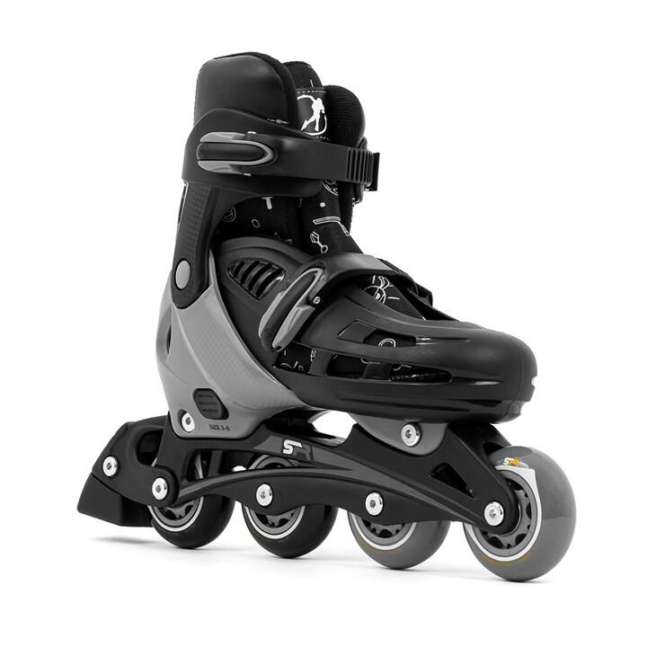 Cyclone II Adjustable Recreational Inline Skates - Ninja 1/6