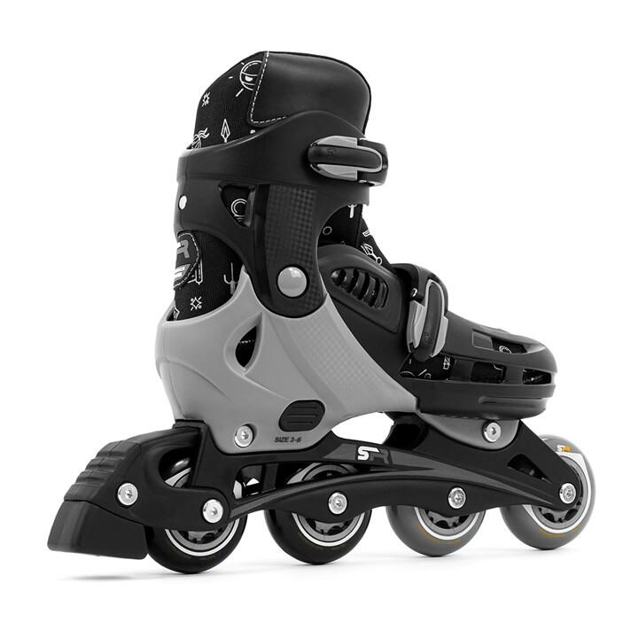 Cyclone II Adjustable Recreational Inline Skates - Ninja 3/6