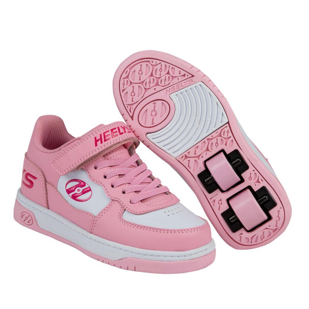 HEELYS Rezerve Low Powder Pink/White Kids Heely X2 Shoe - HE00409681