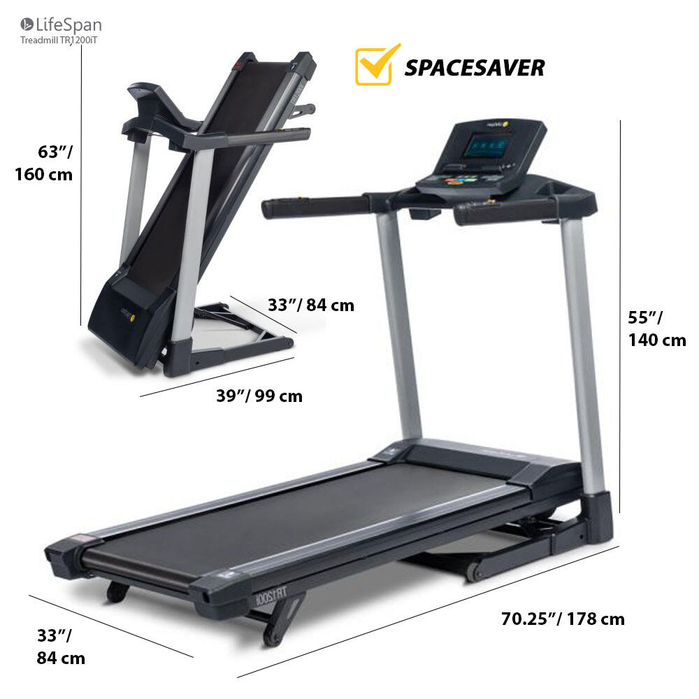 LifeSpan Fitness Treadmill TR1200iT 4/7