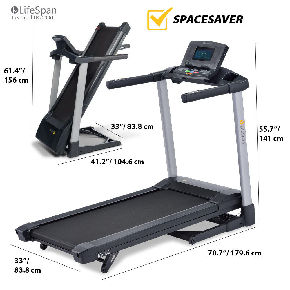 LifeSpan Fitness Treadmill TR2000iT 4/7