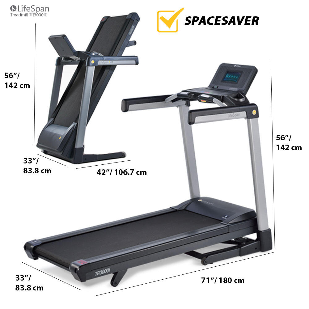 LifeSpan Fitness Treadmill TR3000iT 4/7