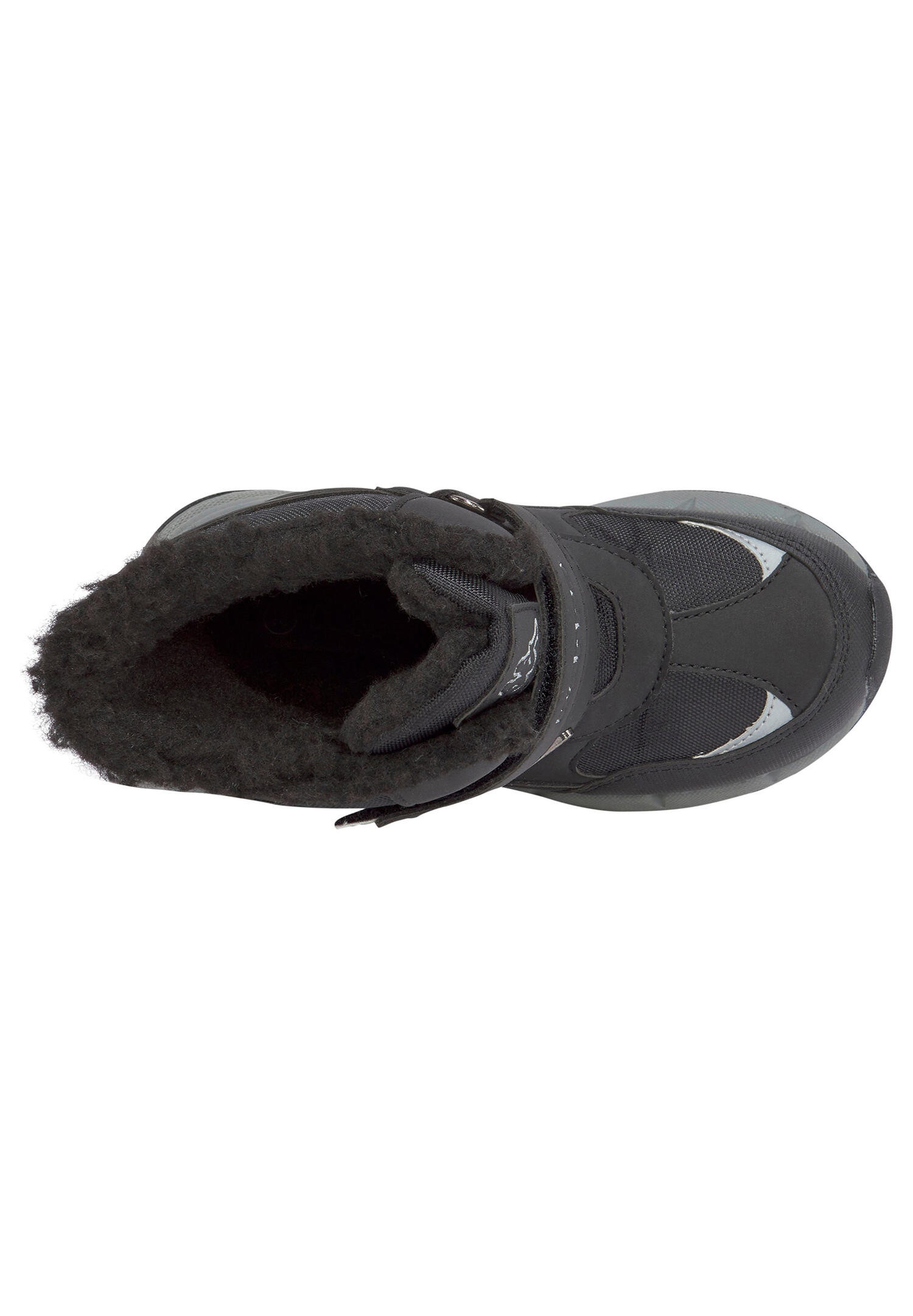 Kappa Unisex Kinder Stiefel Winterschuh gefüttert Jugendliche 260903T Schwarz 5/6