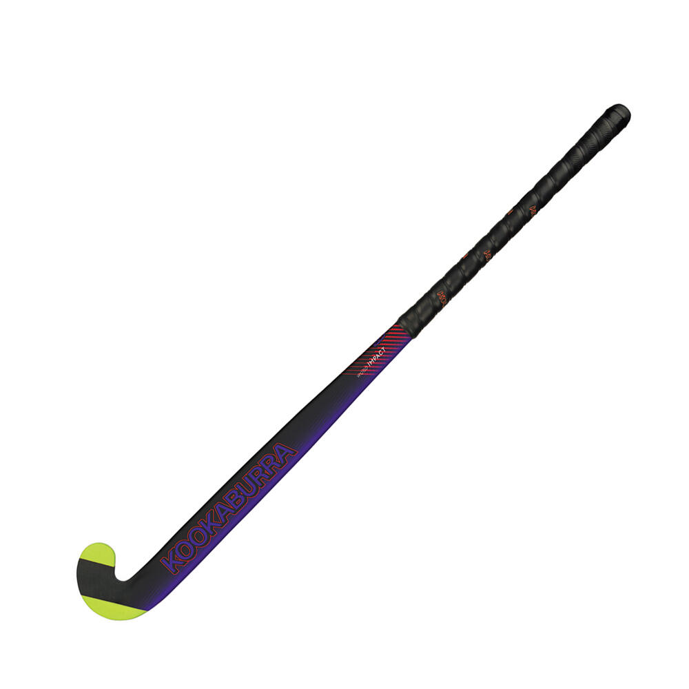 Kookaburra Impact Wood Field Hockey Stick 26'' Long Light-Weight Purple/Red