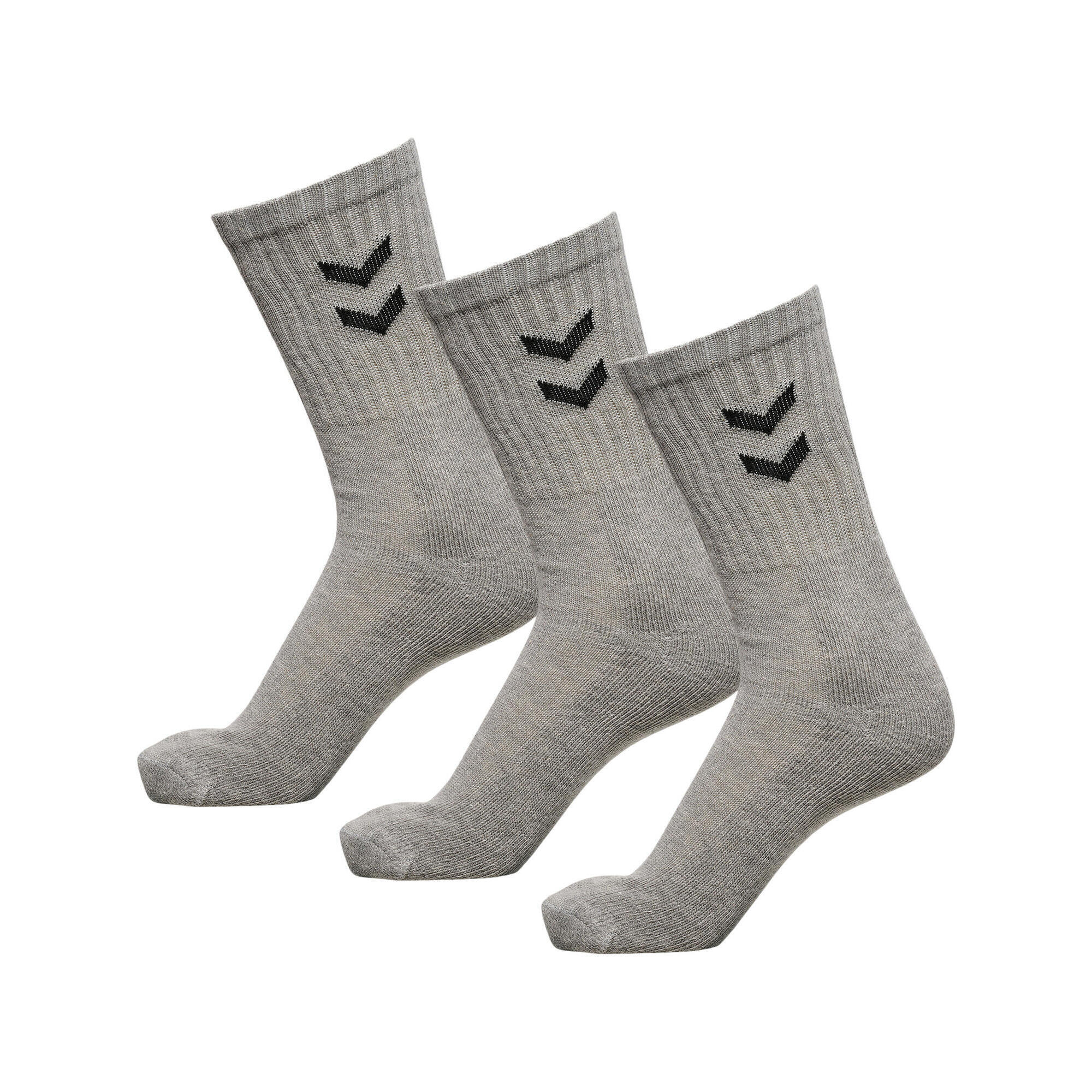 Hummel - Enfiler Low Socken 3-pack Basic Multisport Adulte Hummel - Chaussettes - Gris - Decathlon