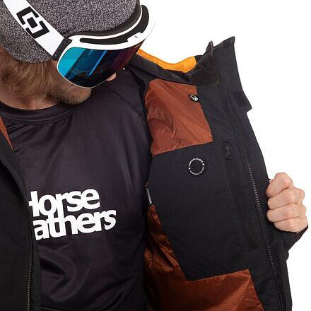 bunda HORSEFEATHERS Blake BLACK/BLUE MIRAGE