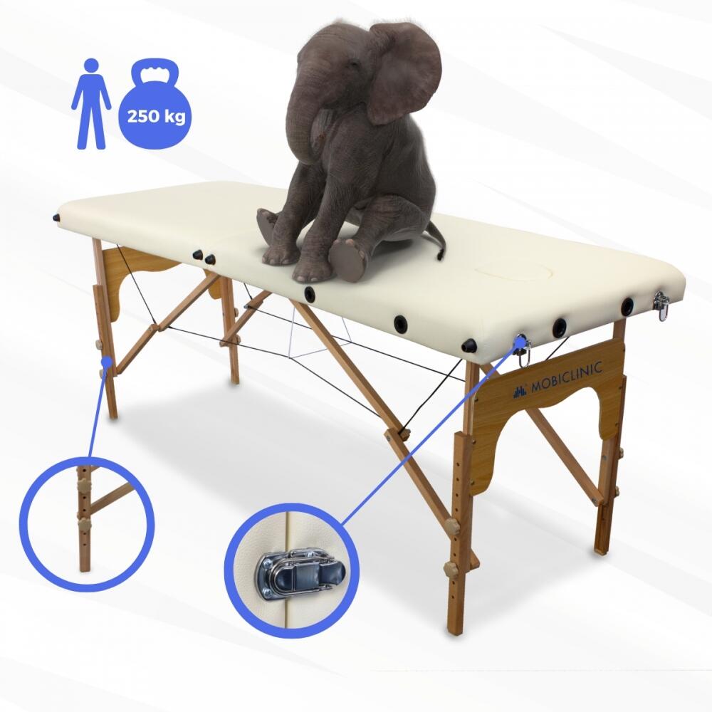inklapbare massagetafel 180x60 cm in hoogte verstelbaar belastbaar tot 250 kg 4/8