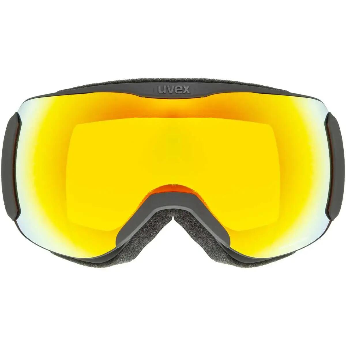 Gogle Uvex Downhill 2100 CV Black Matt/Orange 2025 3/4