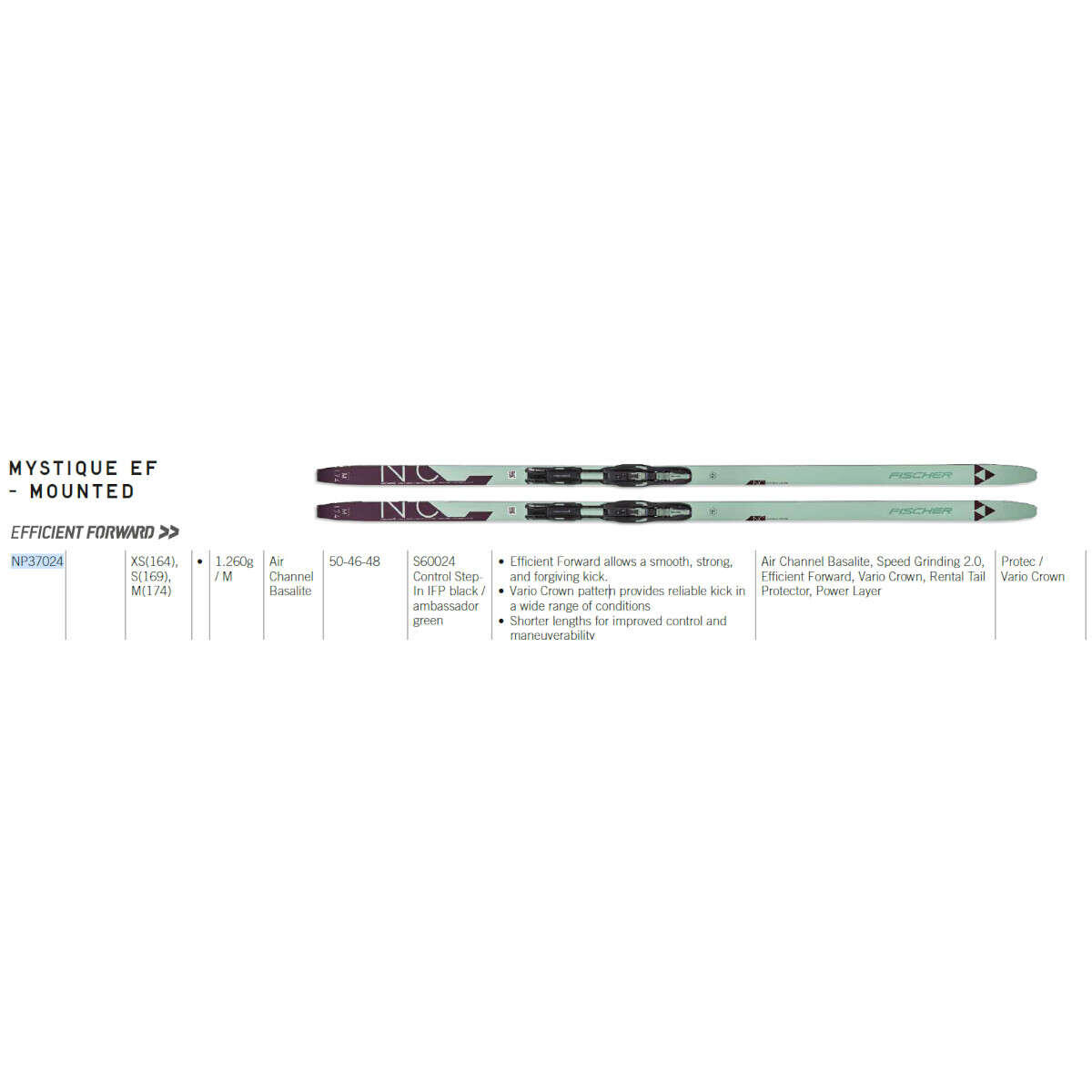 FISCHER Fischer Langlaufski Mystique EF 2026 2/6