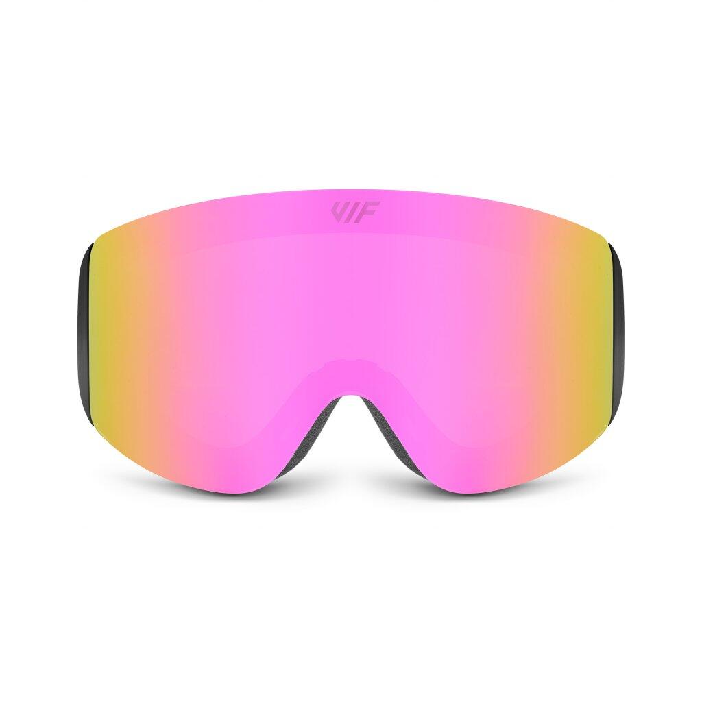 Lyžařské a snowboardové brýle VIF SKI & SNB Black x Pink 4/6