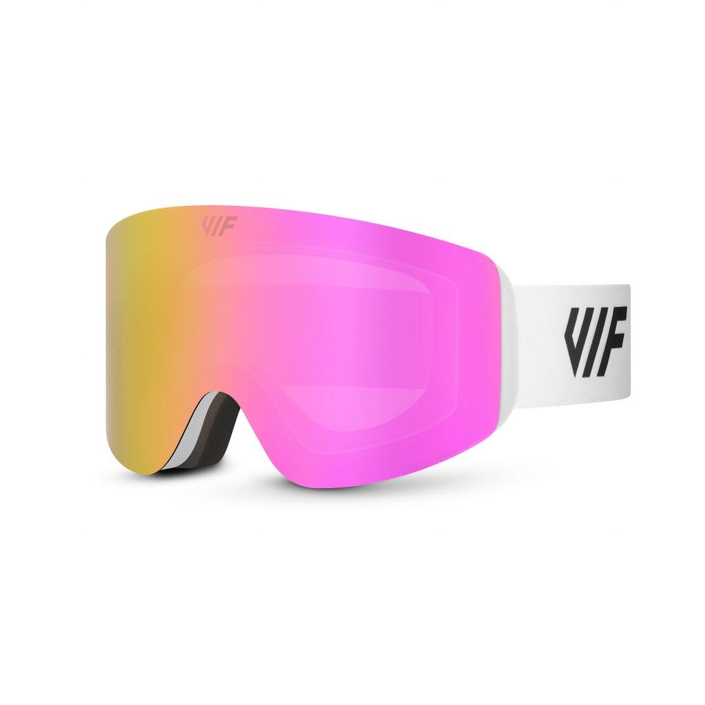 VIF Lyžařské a snowboardové brýle VIF SKI & SNB White x Pink