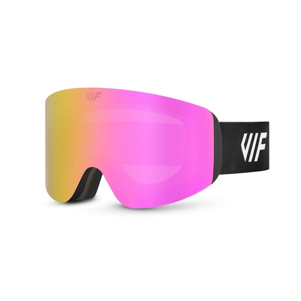 VIF Lyžařské a snowboardové brýle VIF SKI & SNB Black x Pink