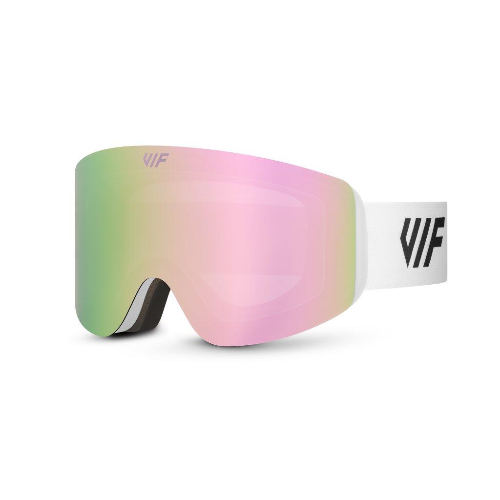 VIF Lyžařské a snowboardové brýle VIF SKI & SNB White x Rose Pink