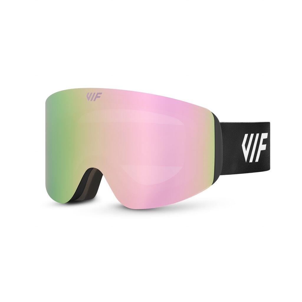 VIF Lyžařské a snowboardové brýle VIF SKI & SNB Black x Rose Pink