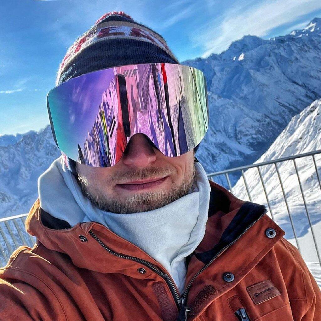 Lyžařské a snowboardové brýle VIF SKI & SNB Black x Rose Pink 3/7