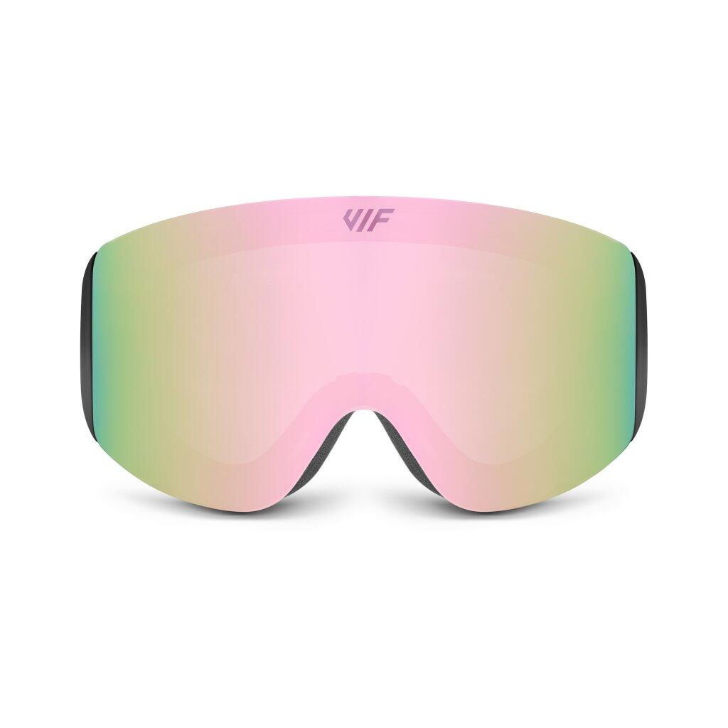 Lyžařské a snowboardové brýle VIF SKI & SNB Black x Rose Pink 5/7