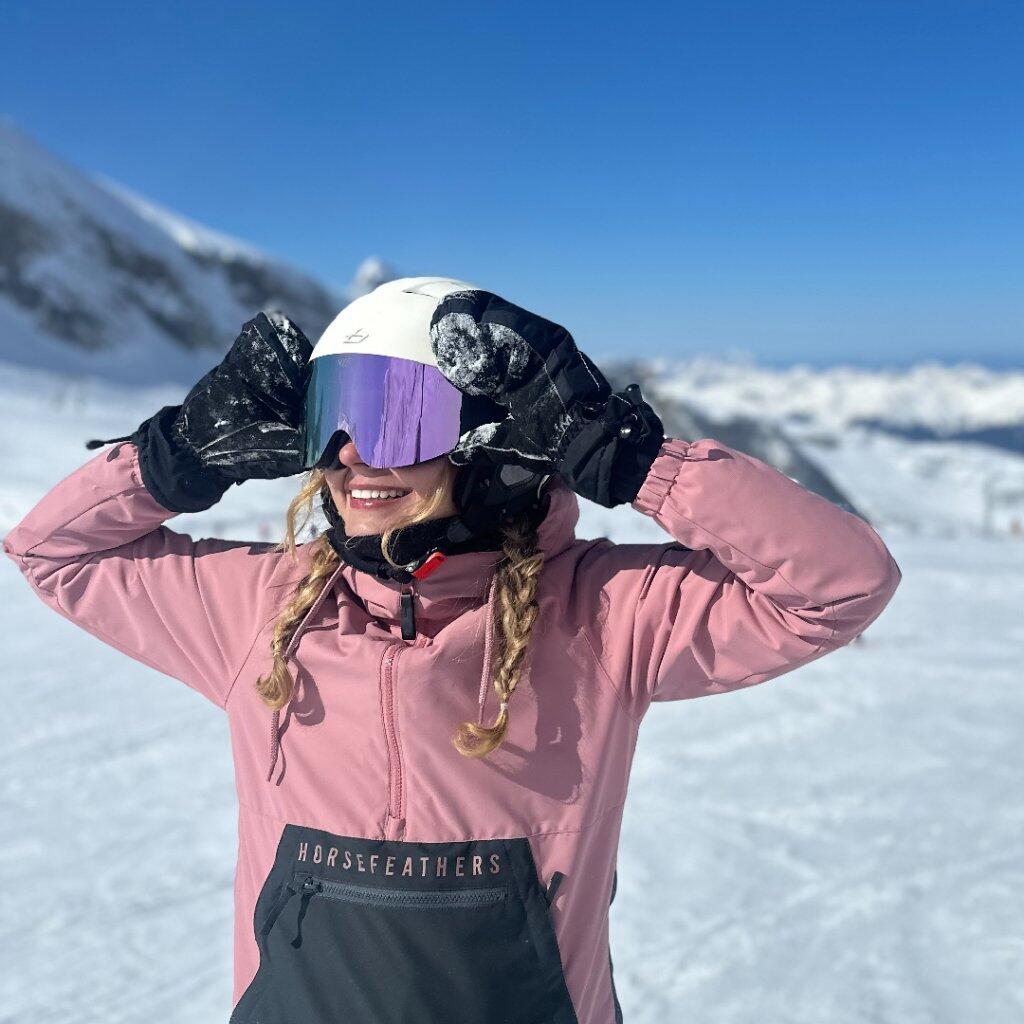 Lyžařské a snowboardové brýle VIF SKI & SNB Black x Rose Pink 2/7