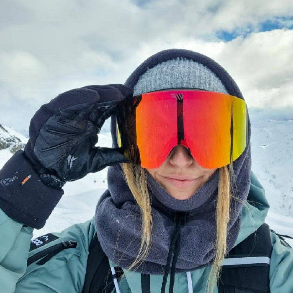 Lyžařské a snowboardové brýle VIF SKI & SNB Black x Fire Red 2/6