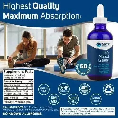Trace Minerals STOP! Az Izomgörcsöknek Elektrolit ital 120ml 3/6