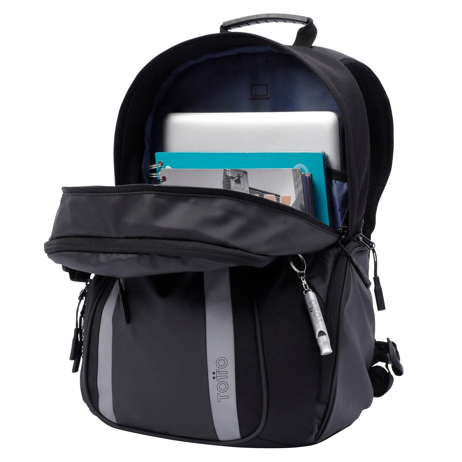 Totto Mochila Urbana  -Dimensiones:31 x 43 x 13.5 cm-Material:Lona 5/5