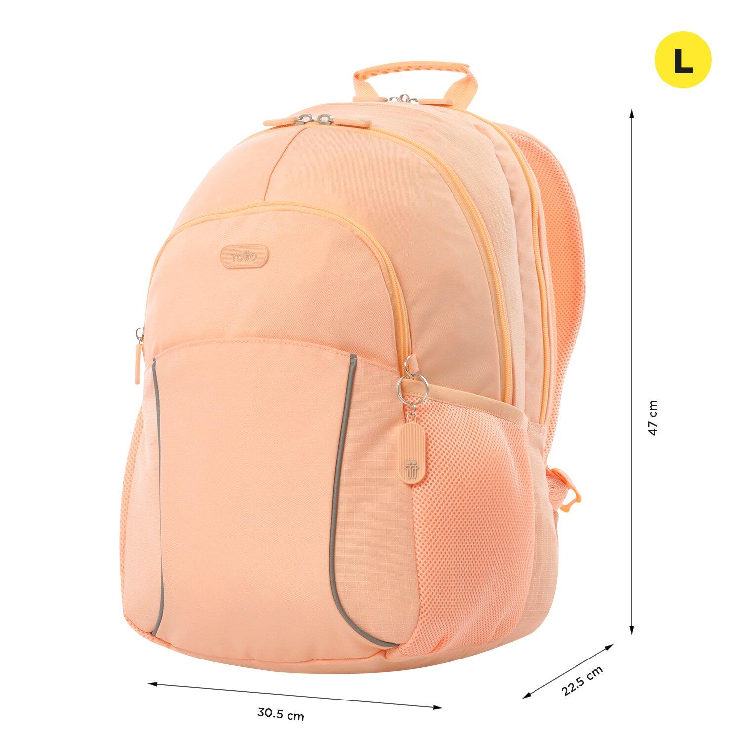 Totto  Mochila Cambri 2.0 - Black Rosa Grande 2/5