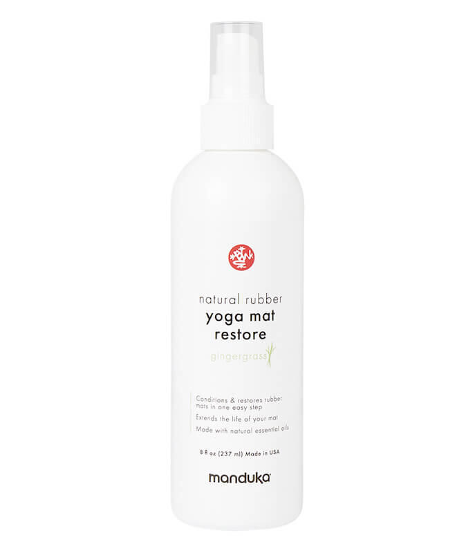 Limpiador de esterillas de yoga Manduka Restore de goma, 237 ml 1/2